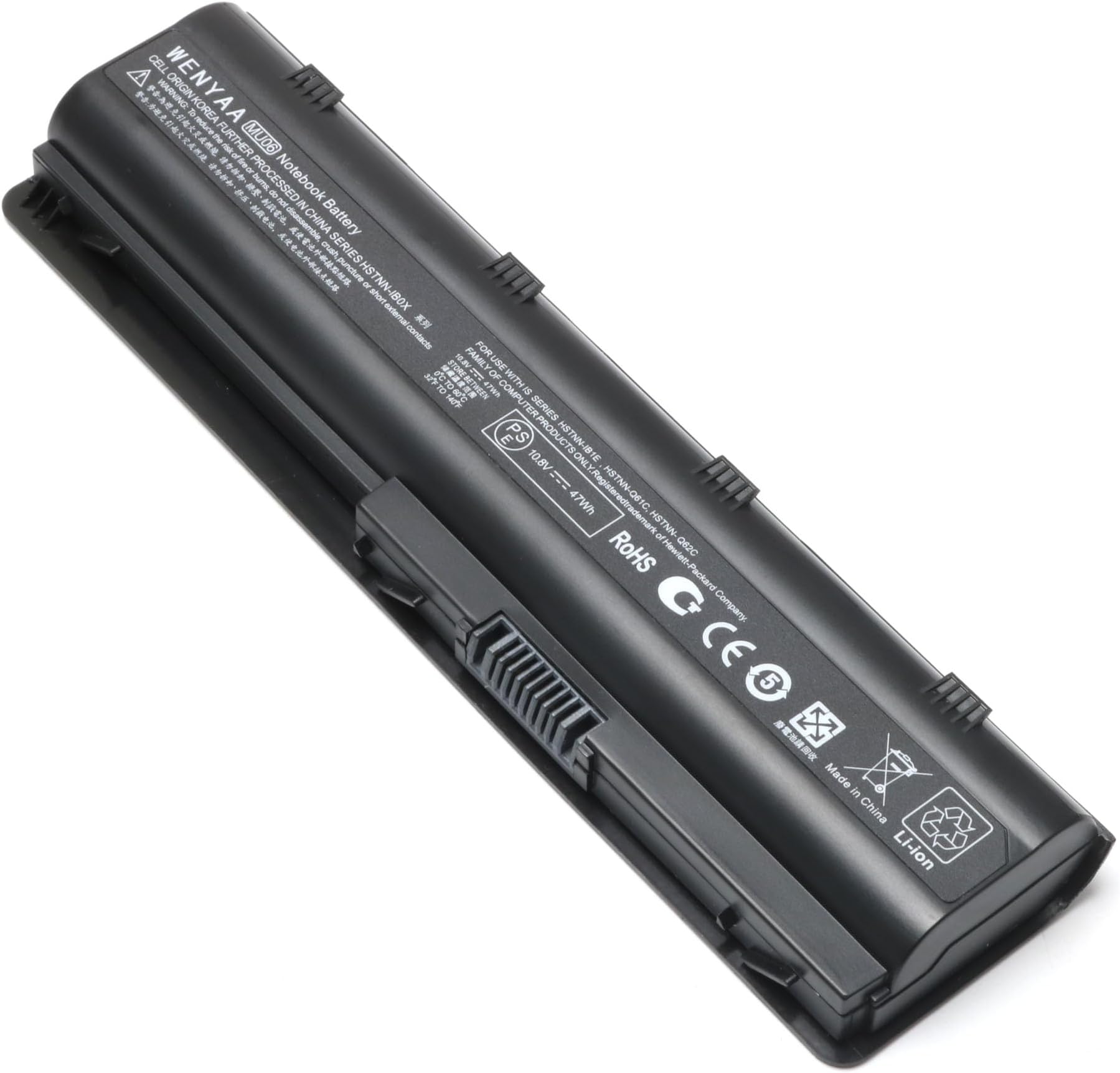 593553-001 593554-001 MU06 MU09 Laptop Battery for HP Pavilion G6 G7 G62 G72 G4 / 2000 Notebook PC / DV6 DV7 DM4 / Compaq Presario CQ32 CQ42 CQ43 CQ56 CQ57 CQ62 CQ72 435 436[10.8V 5200mAh 6Cell]