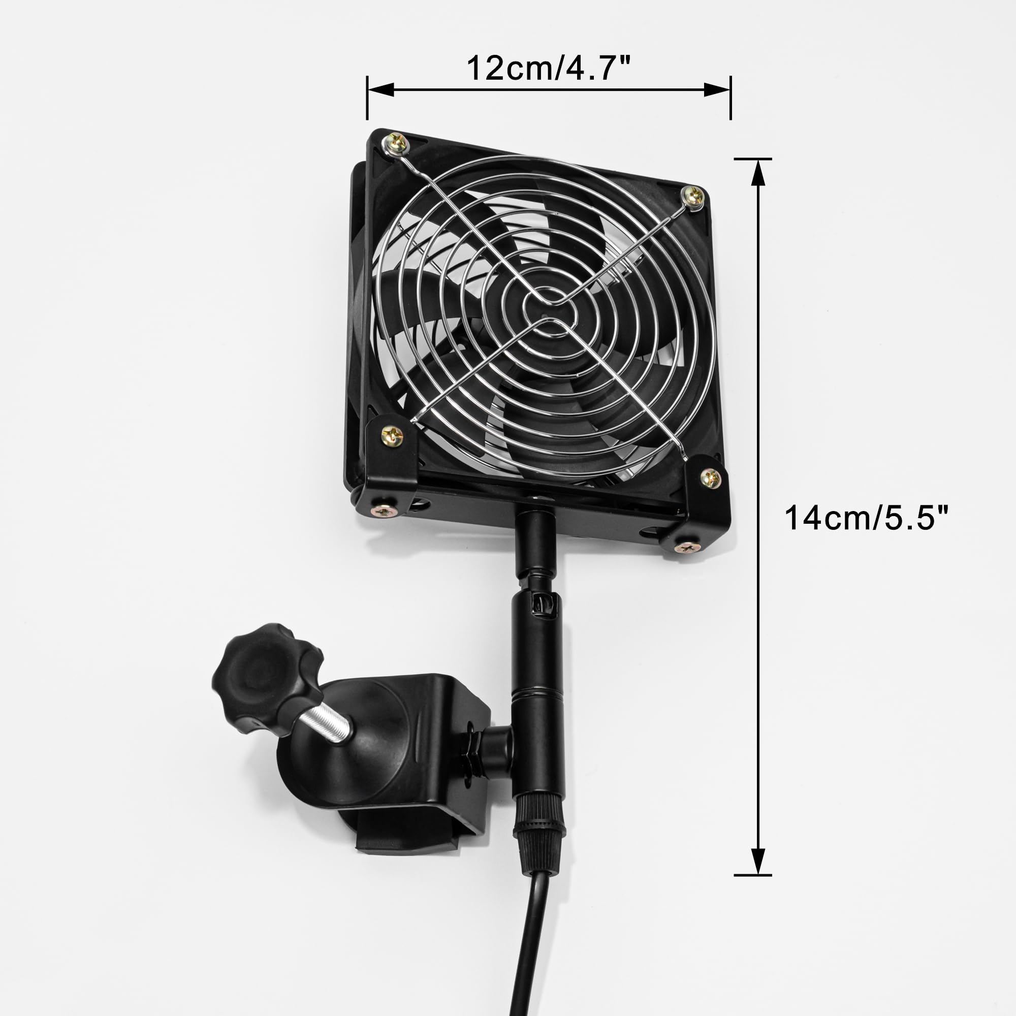Amazon | STGGTS 送風機 植物用サーキュレーター クリップ式 コード長