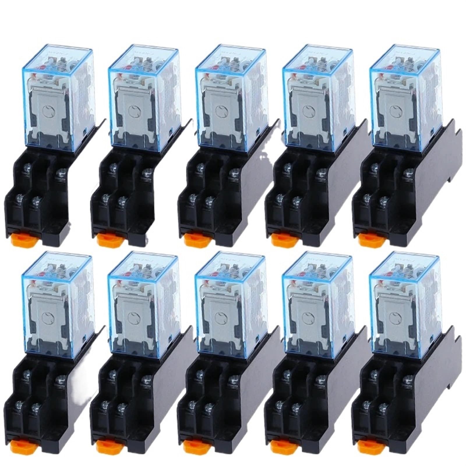 Micro mini relais 220V DC MY2P bobine usage général avec embase pour automatisme