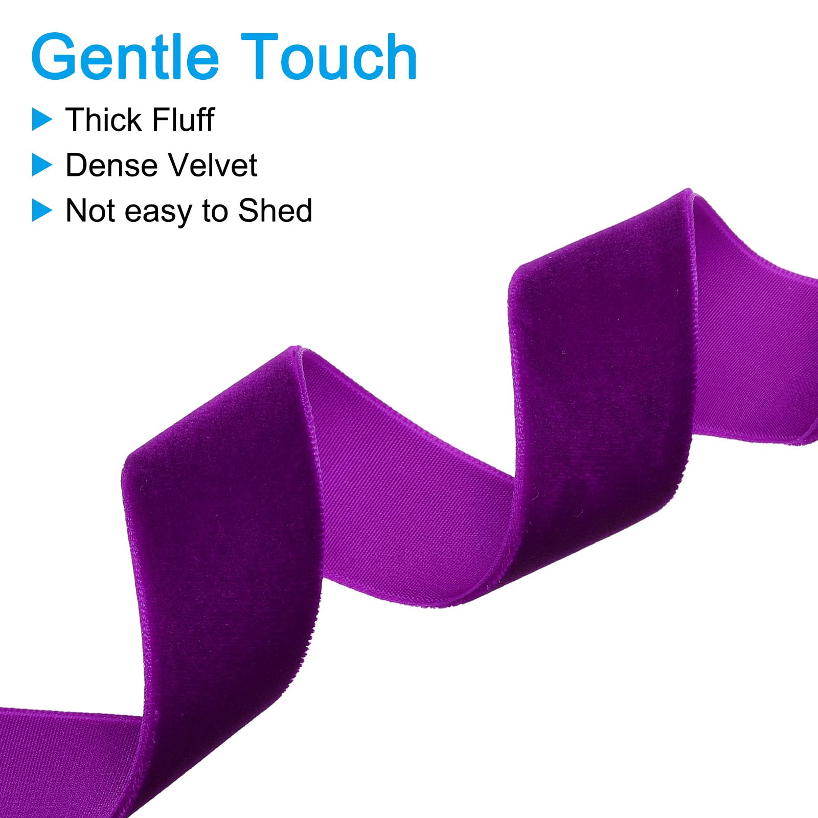 PATIKIL 0.98 Inch x 2.18 Yards Velvet Ribbons - Image 4