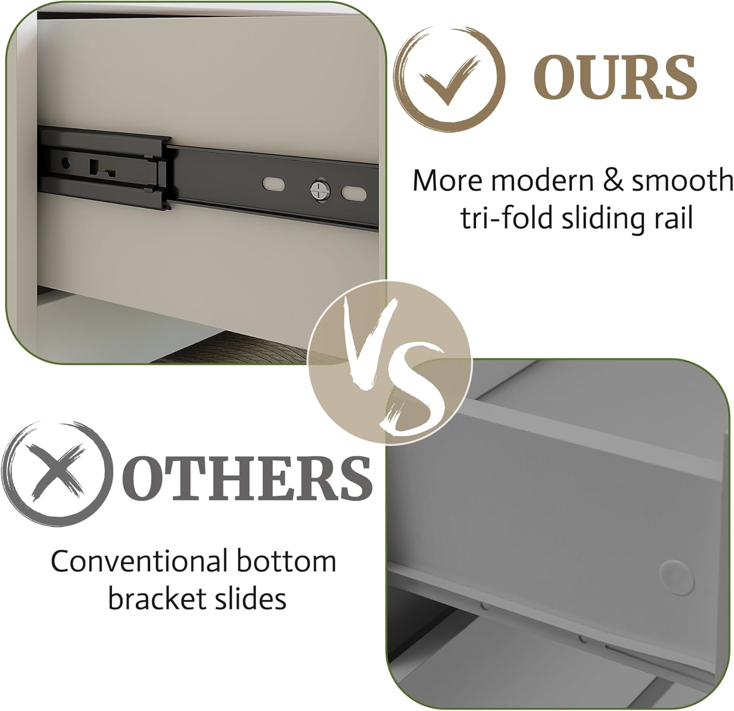 6 Drawer Dresser for Bedroom, White Dresser with LED Lights, Power Outlet, Modern Wood Chest of Drawers for Closet, Double Wide Drawer Organizer Cabinet for Bedroom, Living Room, Entryway, Hallway