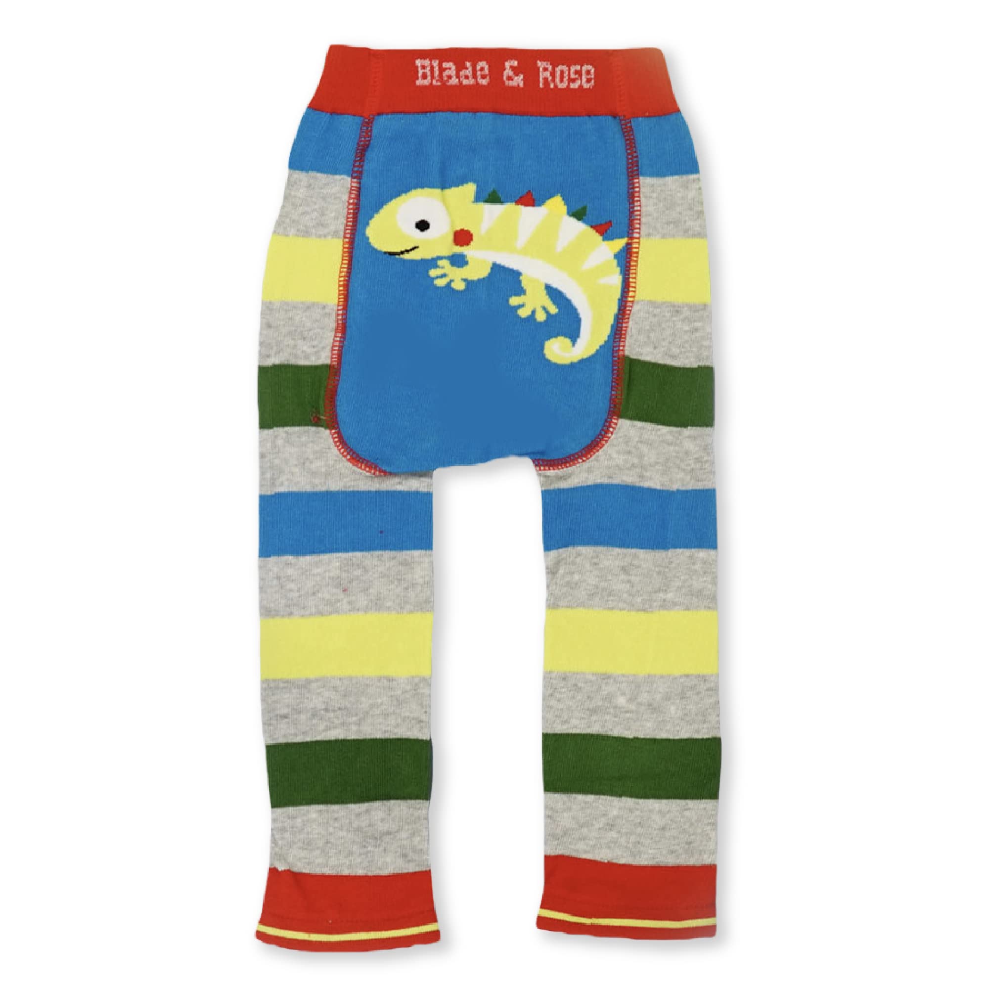 Blade & Rose Multicoloured Stripes Chameleon Leggings | 0-6 Months | Toddler And Baby Knit Leggings