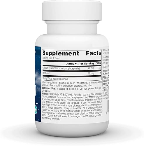 Miniatura 2 de Source Naturals Ciencia del sueño Melatonina 10 mg - 60 Tabletas