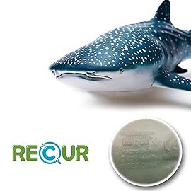 Gemini&Genius Sea Animal Whale Shark Action Figure Wild Model Toy Soft Rubber Realistic Ocean Educational and Role Play Toys for Kids