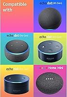 Vista 5 de Soporte de mesa inteligente para altavoz (león) – Soporte decorativo para Yaxa Echo Dot o Google Home Mini – Diseño portátil, sin interferencias