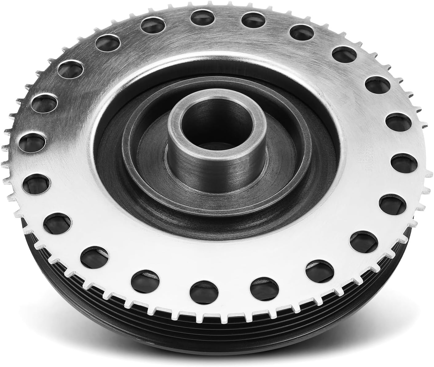 A-Premium Engine Harmonic Balancer Crankshaft Pulley Compatible with Ford Explorer 2012-2013, Edge 2012-2015, DOHC L4 2.0L, Replace# AG9Z6312A, AG9Z6312B