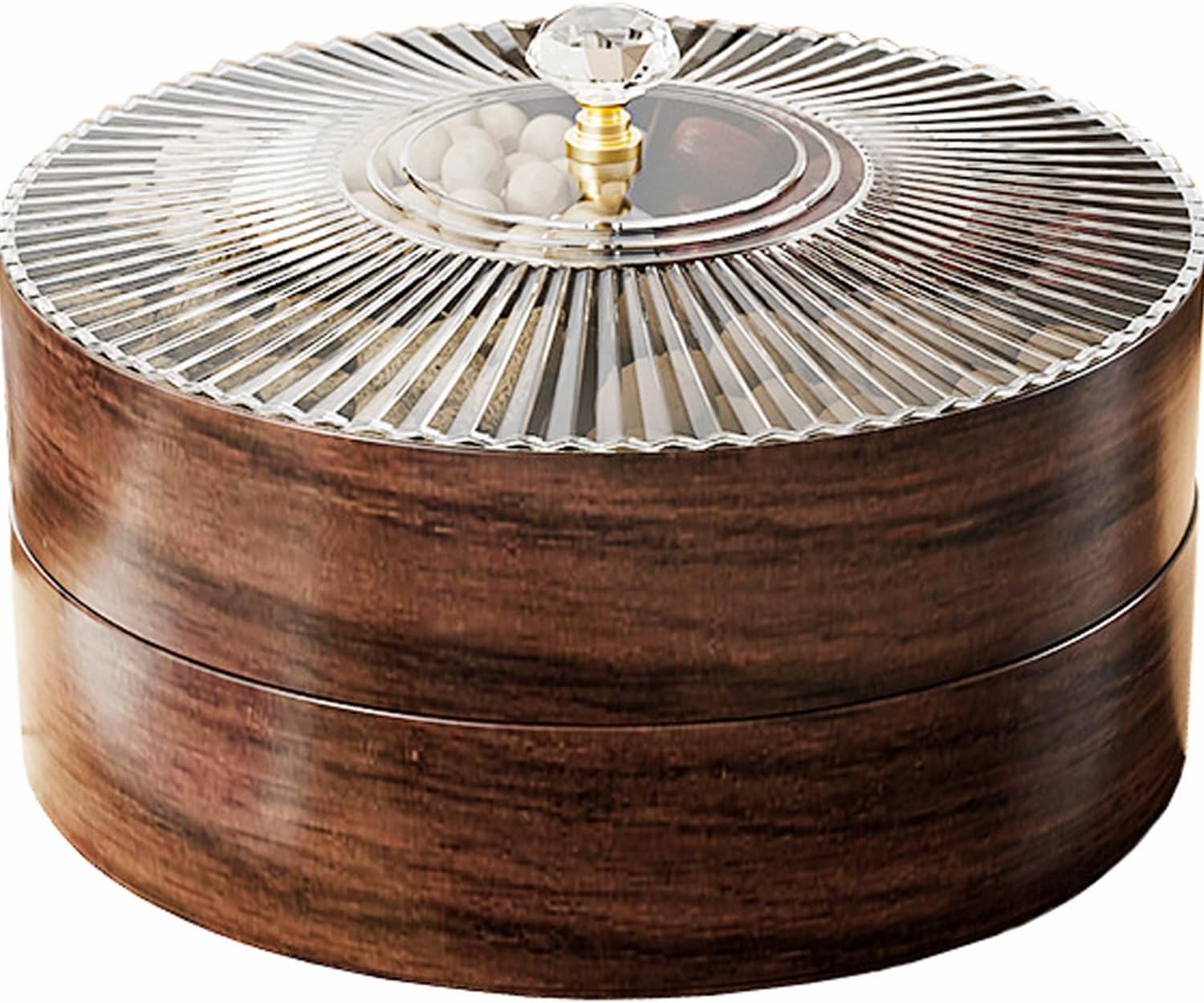 お菓子皿 多層スナックケース 卓上キャンディーボックス 蓋付き 収納ボックス 果物収納 ドライフルーツボックス 保存容器 保存ボック