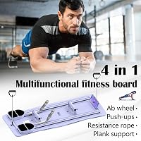 Aisny Összecsukható Pilates Reformer Pad LED Számlálóval - Multifunkciós Edzőpad Automata Visszarúgással és Állítható Fogantyúval, Rózsaszín 2