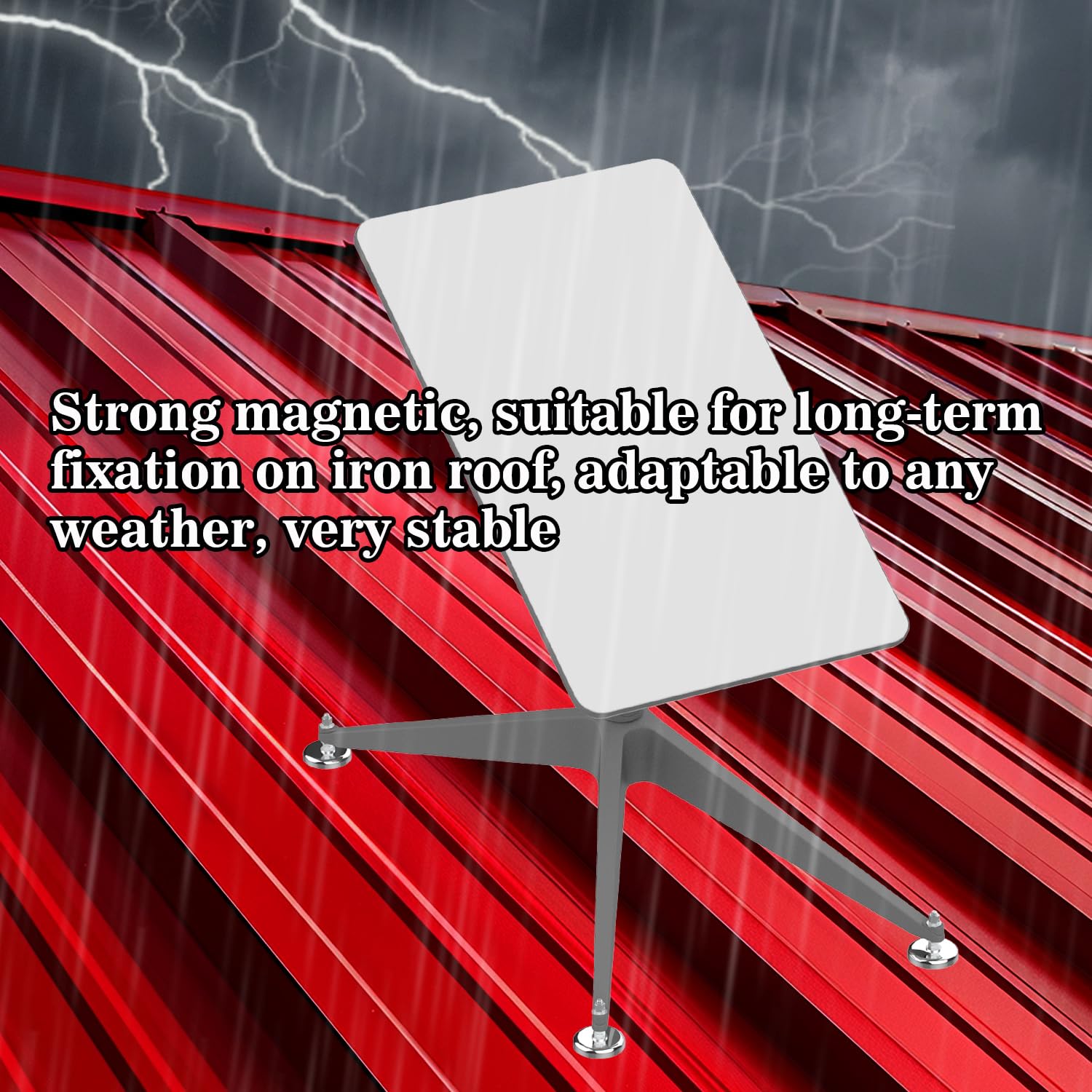 480 Pounds Starlink Magnet Roof Mount, Magnet Mount Compatible with Starlink with a Pulling Force of 480 Pounds, Starlink Roof Mount, No Drilling Starlink Magnetic Roof Mount (Neodymium Cup Magnets)