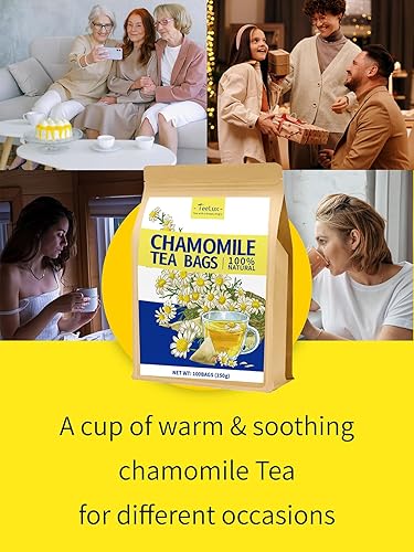 Vista 35 de TeeLux Mugwort Tea Bags - Té de hierbas de artemisa seca natural, sin cafeína, 40 bolsas de té