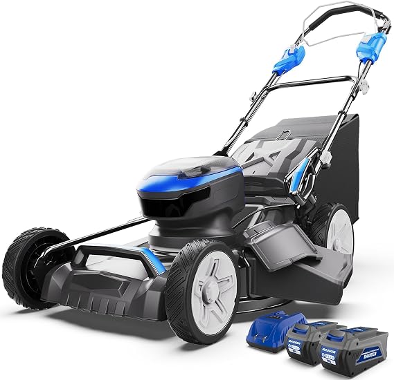 Wild Badger Power 40V 21 Cordless Lawn Mower Brushless, 6,534 sq ft/0.15 ac, 24.0Ah Batteries & Fast Charger, 7-Position Heights,for Medium-to-Large Lawns