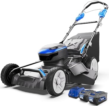 Wild Badger Power 40V 21 Cordless Lawn Mower Brushless, 6,534 sq ft/0.15 ac, 24.0Ah Batteries & Fast Charger, 7-Position Heights,for Medium-to-Large Lawns