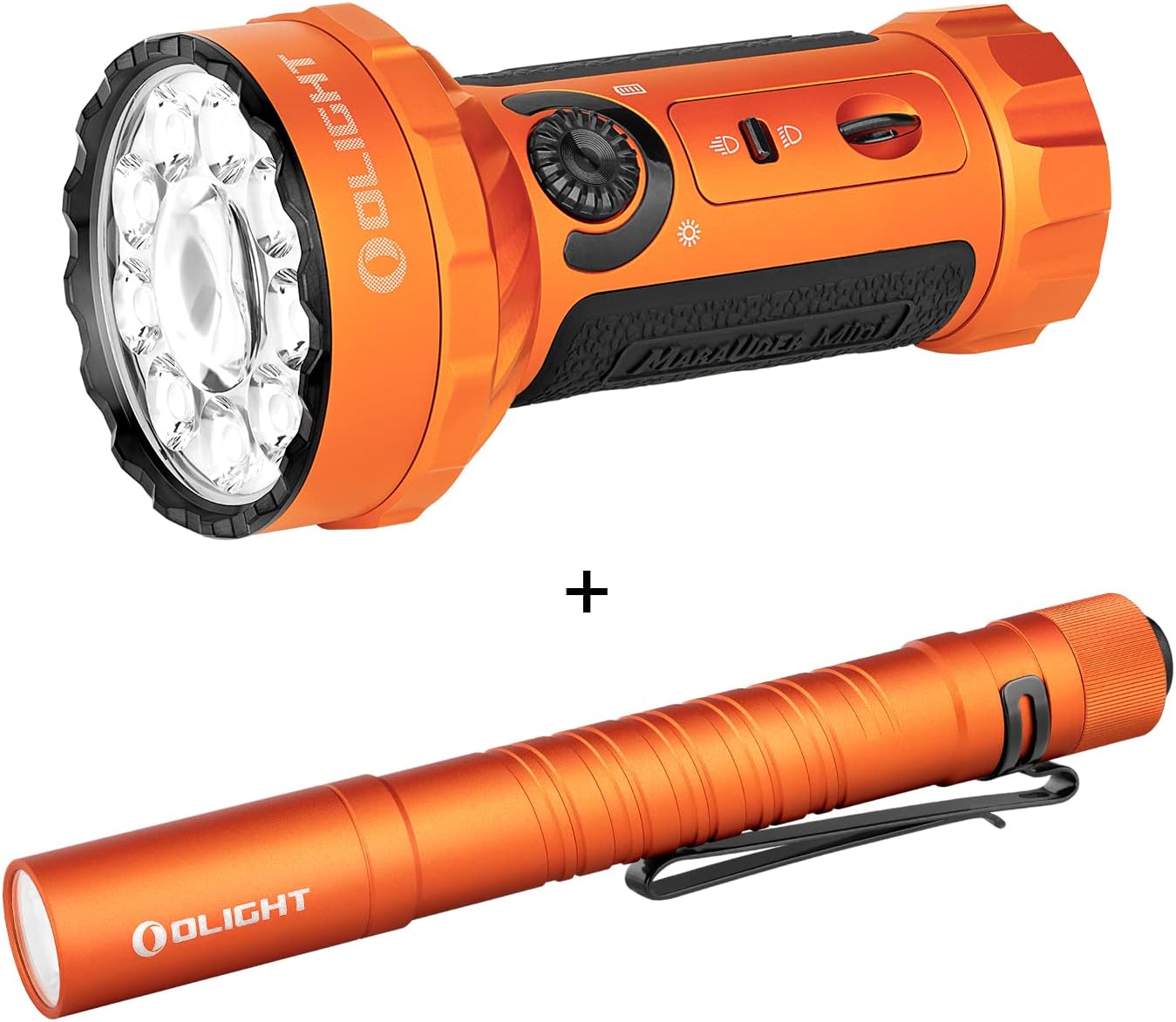 OLIGHT Marauder Mini 7,000 Lumens Bright Flashlight with 600 Meters Beam Distance, Powerful RGB