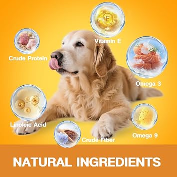 Dog Skin & Coat Chews 120 Count Omega 3, 6 & 9
