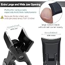 VOGARB Toenail Clippers For Thick Nails Safety Lock Extra Large Wide Jaw Opening Ingrown Nail Clippers With File Heavy Duty Fingernail Cutter No Splash For Men Women Adult Seniors (Black with File) gallery image