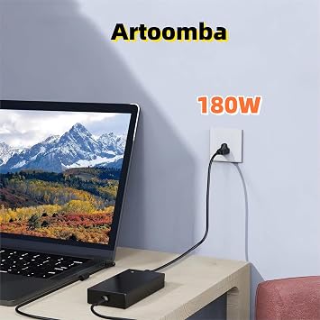 180W 19.5V 9.23A AC Power Adapter Charger Cord fit for Dell Alienware 15 R3 M14X M15X Precision 7510 Precision 17 7710 M4600 M4700 M4800 74X5J JVF3V DA180PM111 Laptop