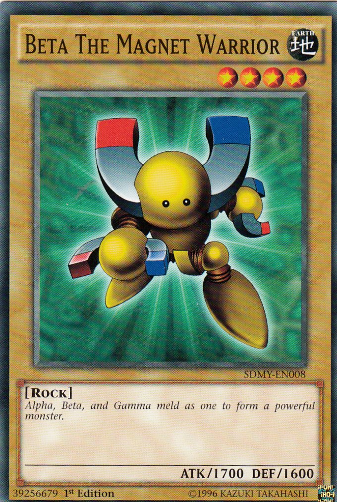 YuGiOh - SDMY-EN008 1st Ed Beta The Magnet Warrior common card