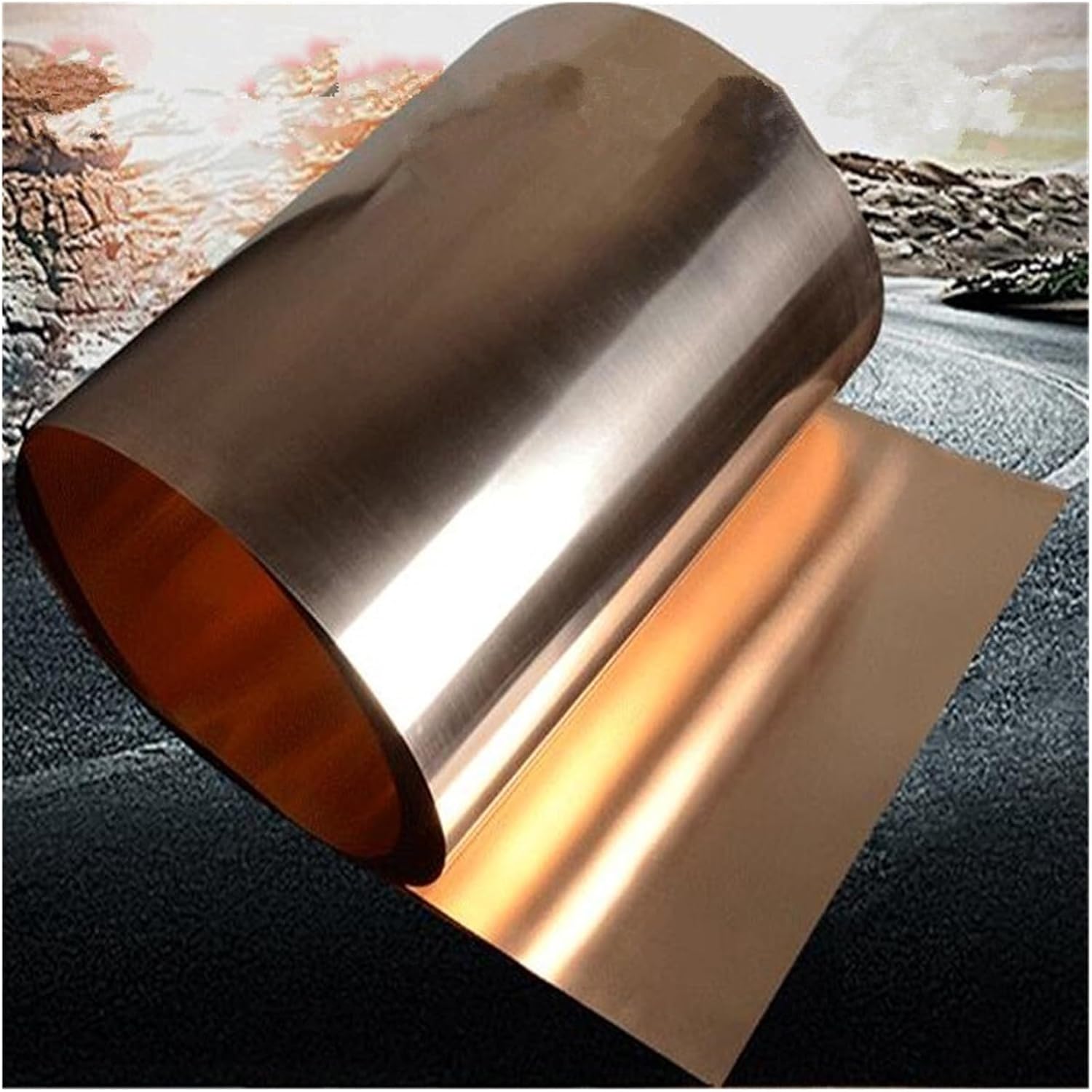 Phosphor Copper Strip Wear-resistant Bronze Spring(0.2mmx100mmx1m)