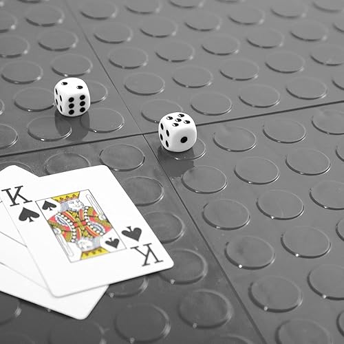 Miniatura 5 de FlooringInc's Nitro - Azulejos de suelo de garaje a presión de 12 x 12 pulgadas, tapete antideslizante de plástico entrelazado para garaje,