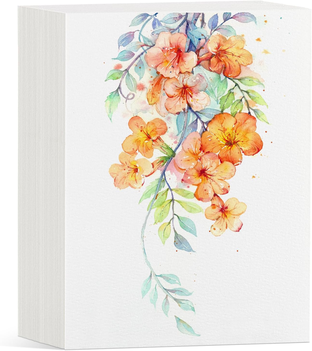 30 Sheets Watercolor Paper, Painting Paper, 140 lb/300 GSM Art Paper White Cold Press Paper for Kid Child Watercolor Drawing Student Artist (5 x 7 Inch)