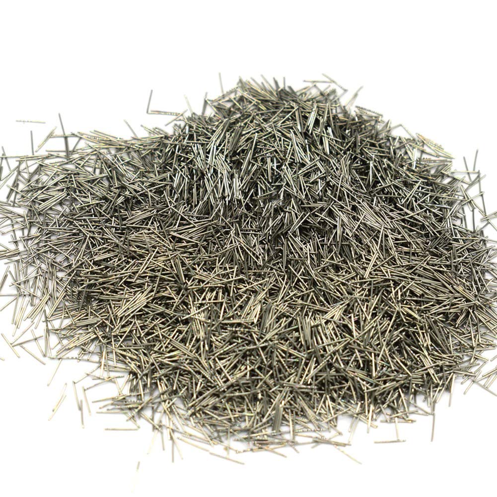 Stainless Steel Pins for Magnetic Tumbler 1.1 IBS Steel Tumble Media 5MM Length Tumbling Steel Pins for Polishing Jewelry and Jewellery (5mm *0.4mm)