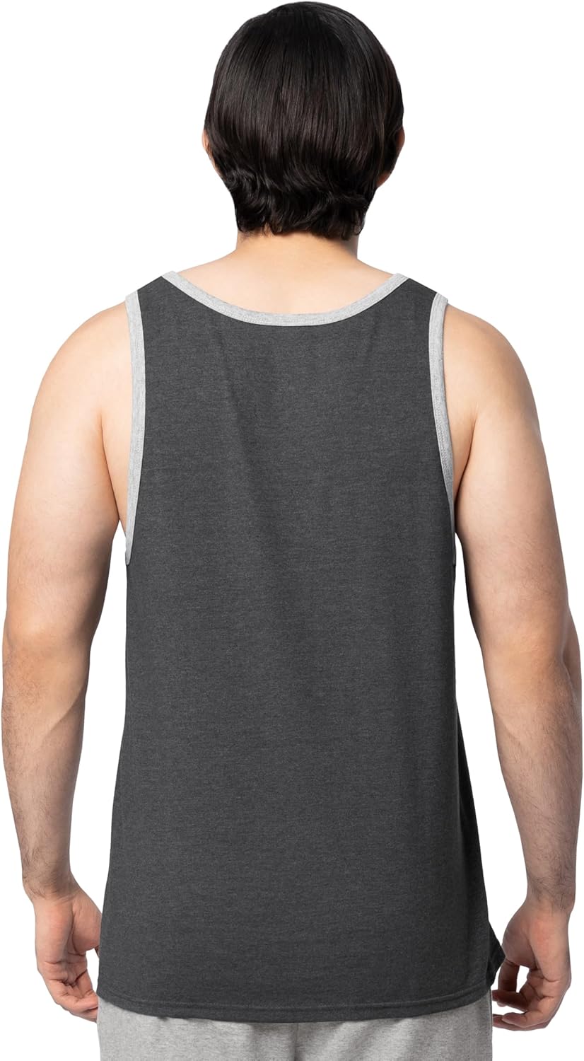 Fruit of The Loom Men's Eversoft Cotton Sleeveless T Shirts, Breathable & Moisture Wicking with Odor Control, Sizes S-4X - Image 2