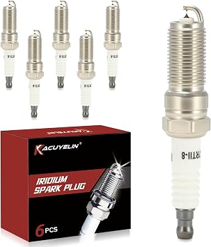 Double Iridium Spark Plugs Set of 6 Compatible with 2011-2020 Ford F150 3.5 V6 Expedition Explorer Flex Taurus Transit-150 250 & Lincoln MKS MKT Navigator 11 12 13 14 15 16 17 18 19 20#94374 LTR6IX