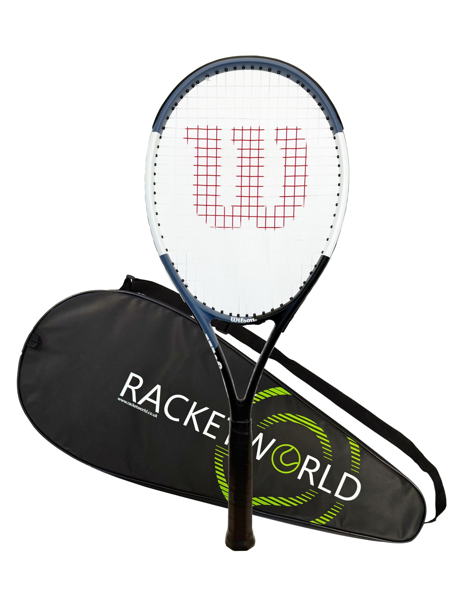 Wilson Nemesis Team 103 Graphite Tennis Racket with Premium Tennis Racket Cover (4 1/4 inches (L2))