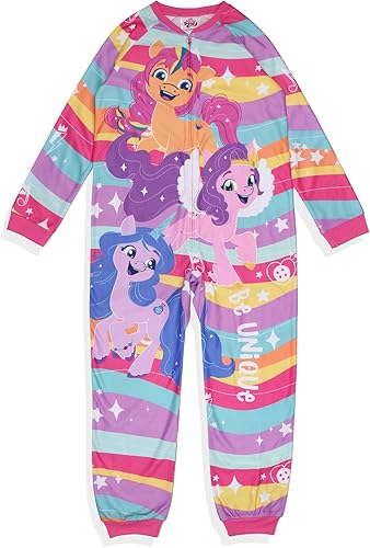 INTIMO My Little Pony A New Generation - Pijama de dormir sin pies para niña Be Unique Sunny Starscout