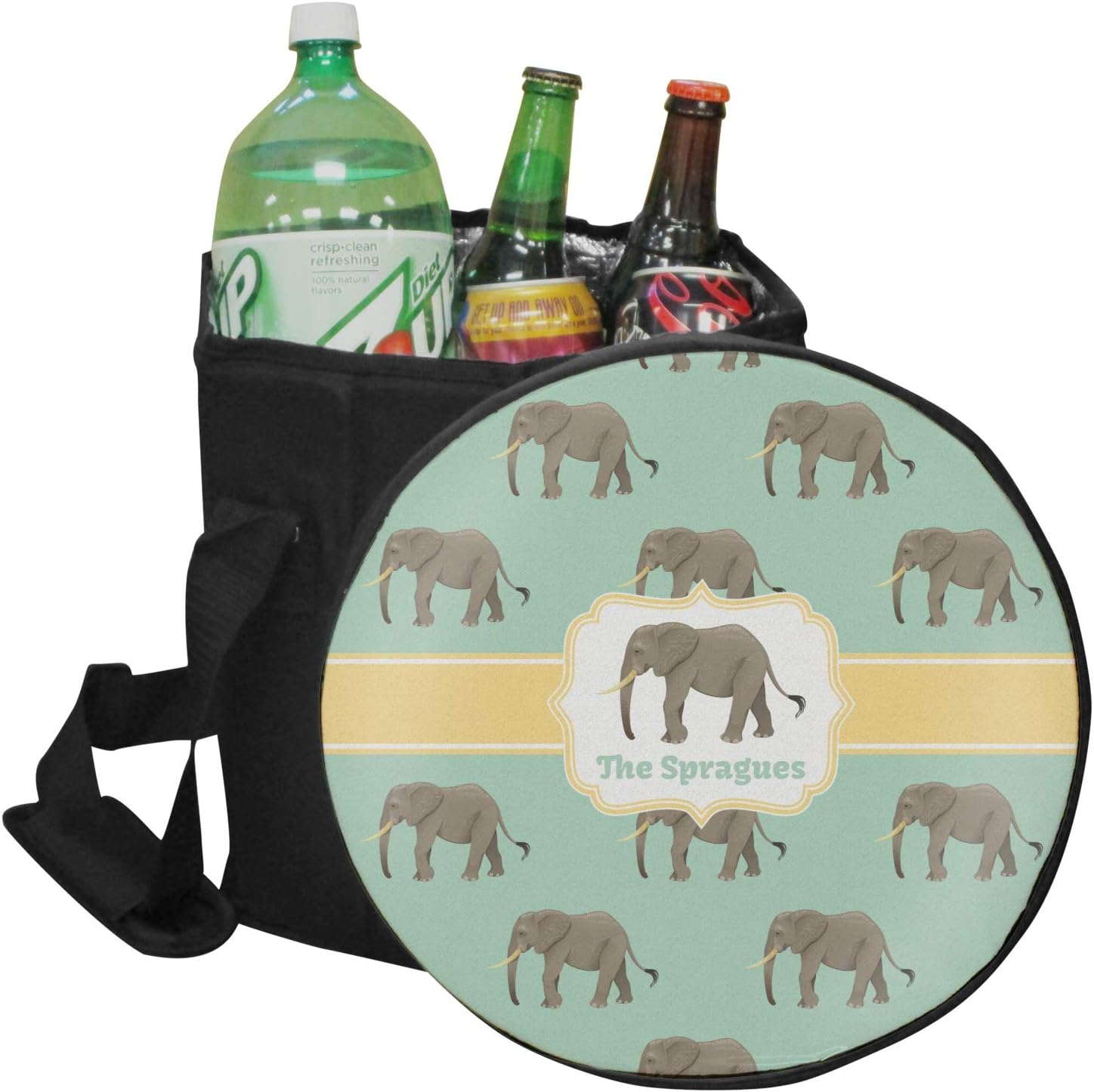 YouCustomizeIt Personalized Elephant Collapsible Cooler & Seat