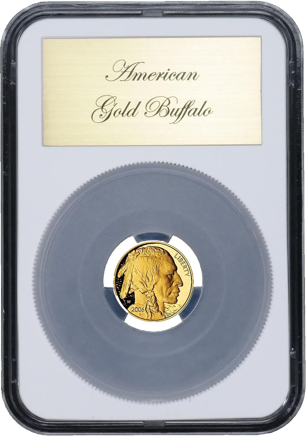 Ursae Minoris Elite Certified-Style Coin Holder for US 1/10 Ounce American Gold Eagle or Gold Buffalo