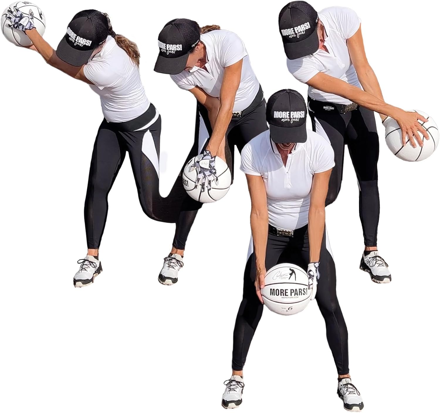 MORE PARS Limited Edition Autographed Training Ball | Feel The Real Swing | Groove Christina Ricci’s Butt Move