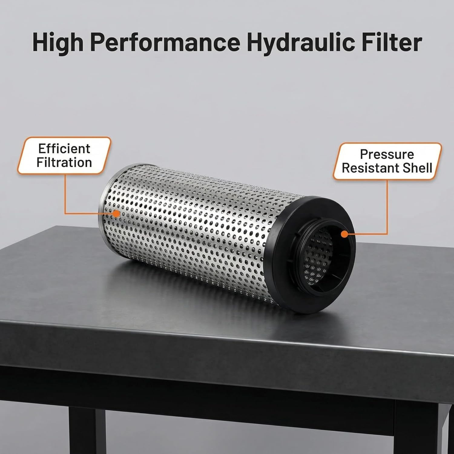 7248874 Hydraulic/Hydrostatic Filter Compatible with Bobcat Skid-Steer Loaders A770, S630, S650, S740, S750, S770, S850, T630, T650, T740, T770, T870