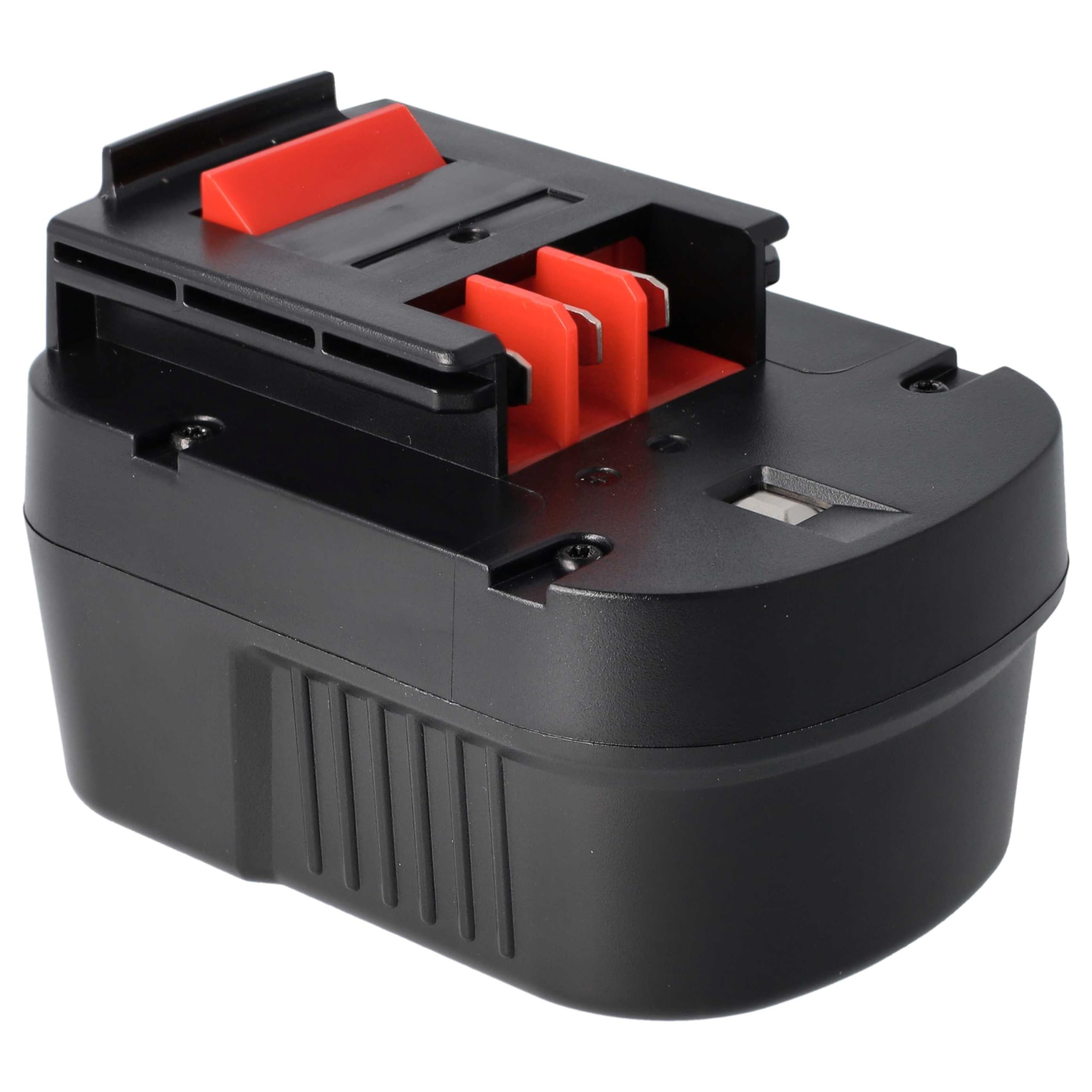 vhbw 3x NiMH akumulator 1500 mAh (12 V) pasuje do elektronarzędzi narzędzia Powertools Tools Black & Decker HP126F2B, HP126F2K, HP126F3B, HP126F3K, HP126FBH
