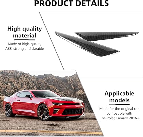 Miniatura 10 de RAZPOY Cubierta para reposabrazos de panel de puerta interior, moldura de panel de puerta interior compatible con accesorios interiores Chevrolet