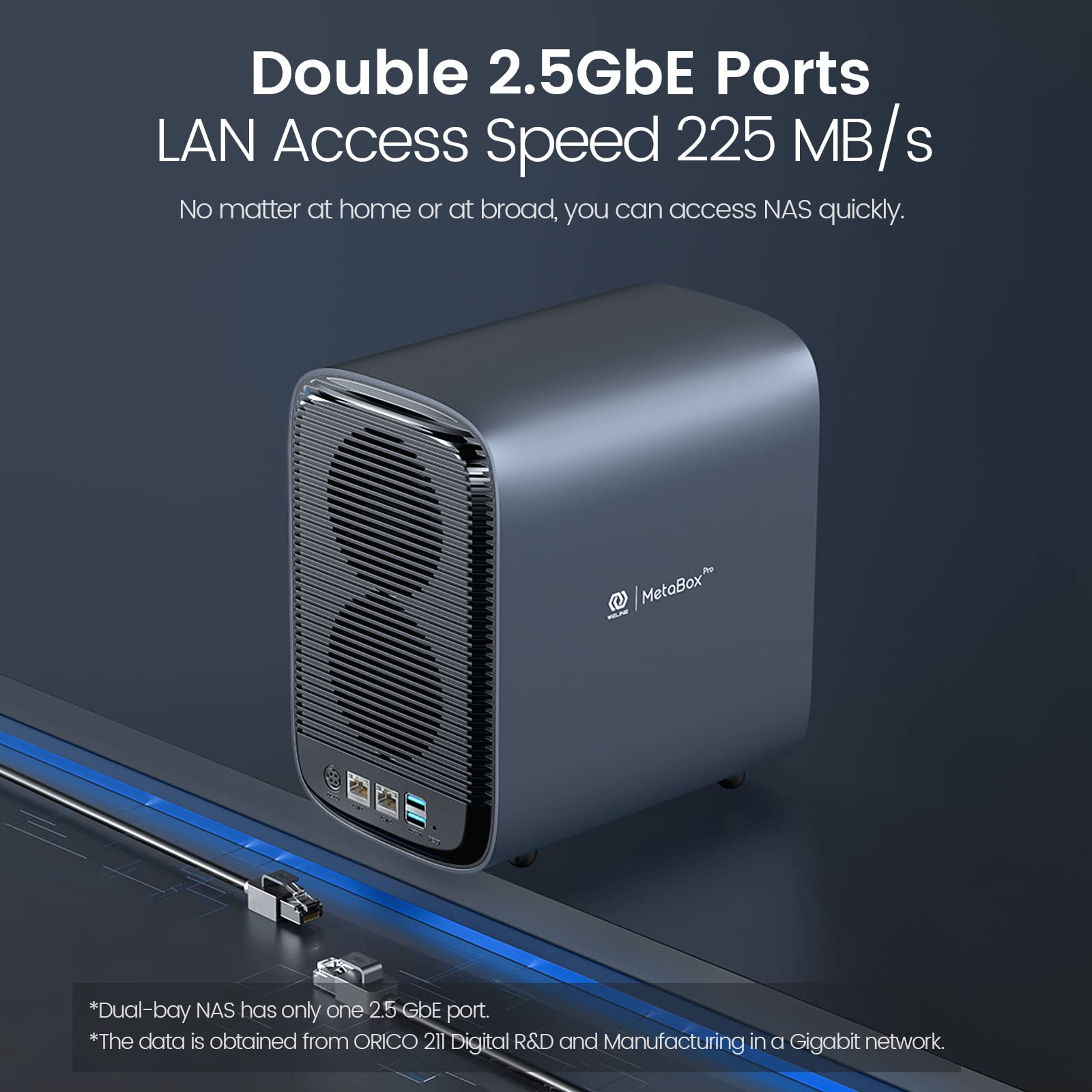 Amazon.com: ORICO Private Cloud Storage Server, 2 Bay NAS 
