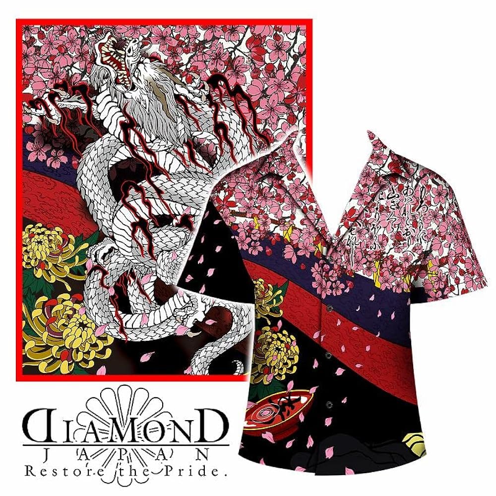 アロハティア様 アロハティア様 Men's Psychedelic Octopus Tessellation