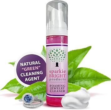 Sparkle Bright Products Jewelry Cleaner Solution - 2.5oz Foaming Cleaner