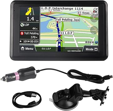 Touch Screen GPS Navigation 5" Car GPS Navigator with Universal Map DDR256M 8GB MP3 FM for Vehicle