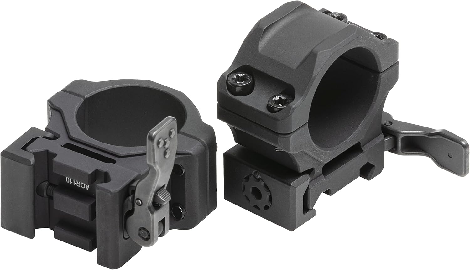 UTG ACCU-SYNC QR 1" Low Profile Scope Rings, Picatinny Black