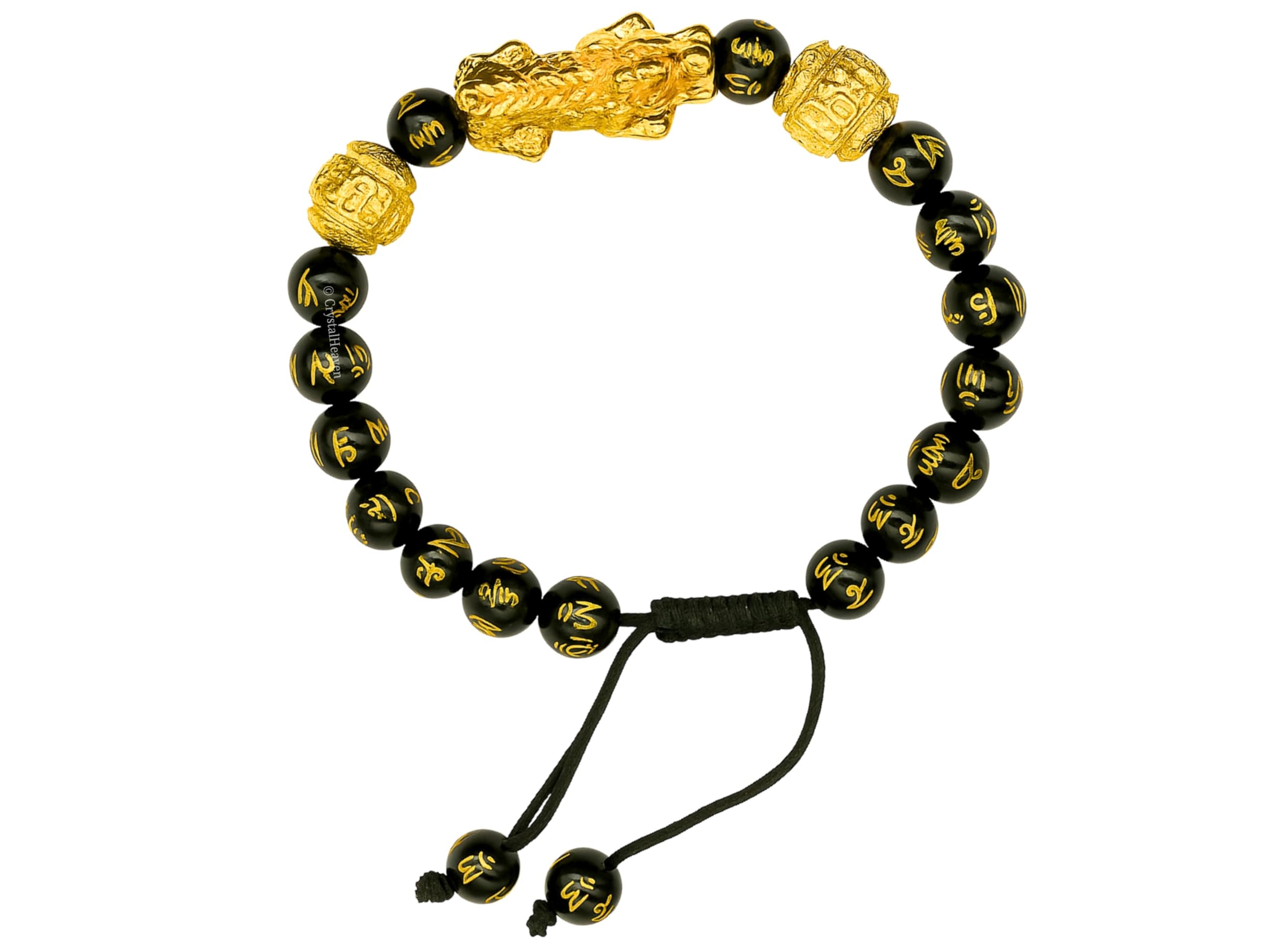 Crystal Heaven Feng Shui Crystal Bracelet for Women Men Natural Healing - AAA Grade Original Healing Gemstone Adjustable Bracelet for Yoga Reiki Meditation Feng Shui 2