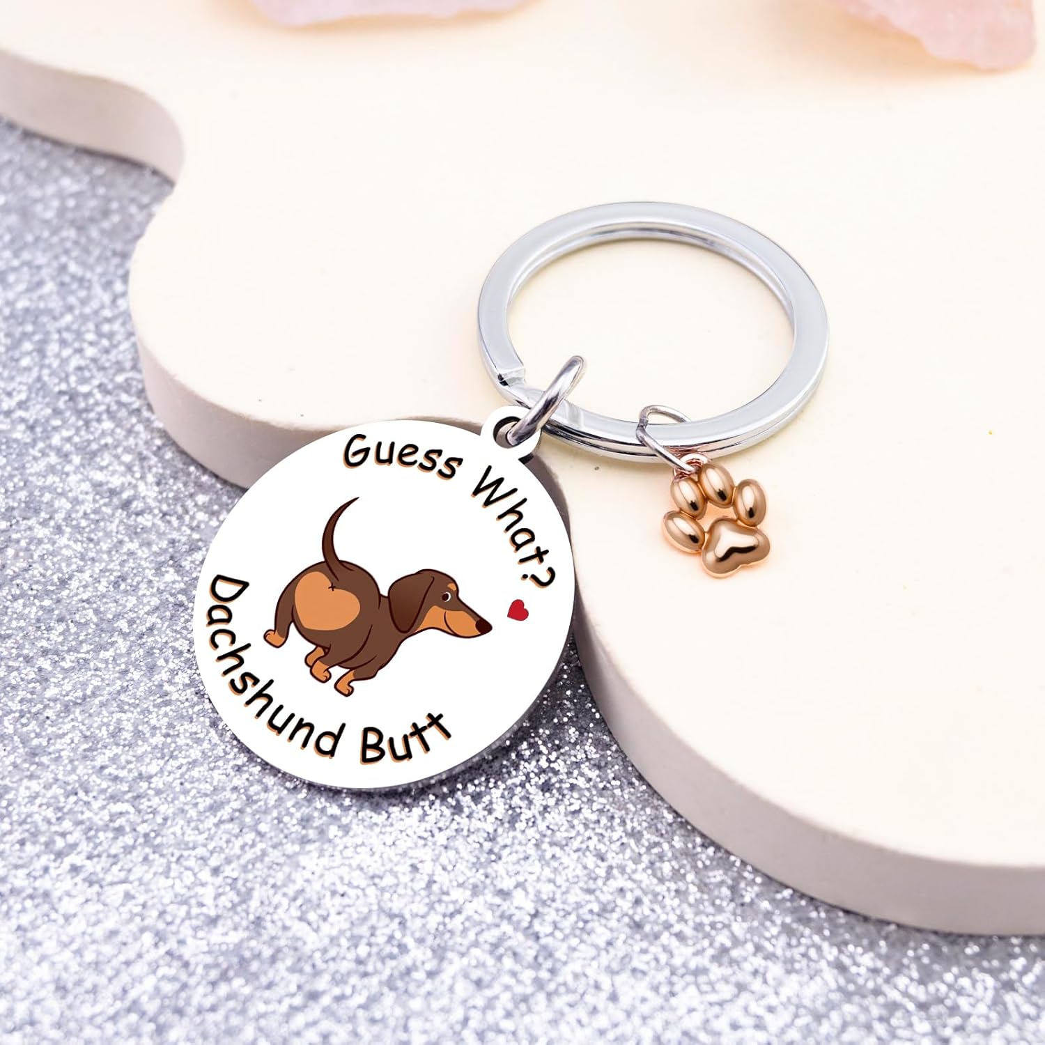 Dachshund Gifts for Women Funny Dachshund Keychain Cute Weiner Dog Gifts Ideas Best Gift for Dog Lovers Pet Mom Dad - Image 3