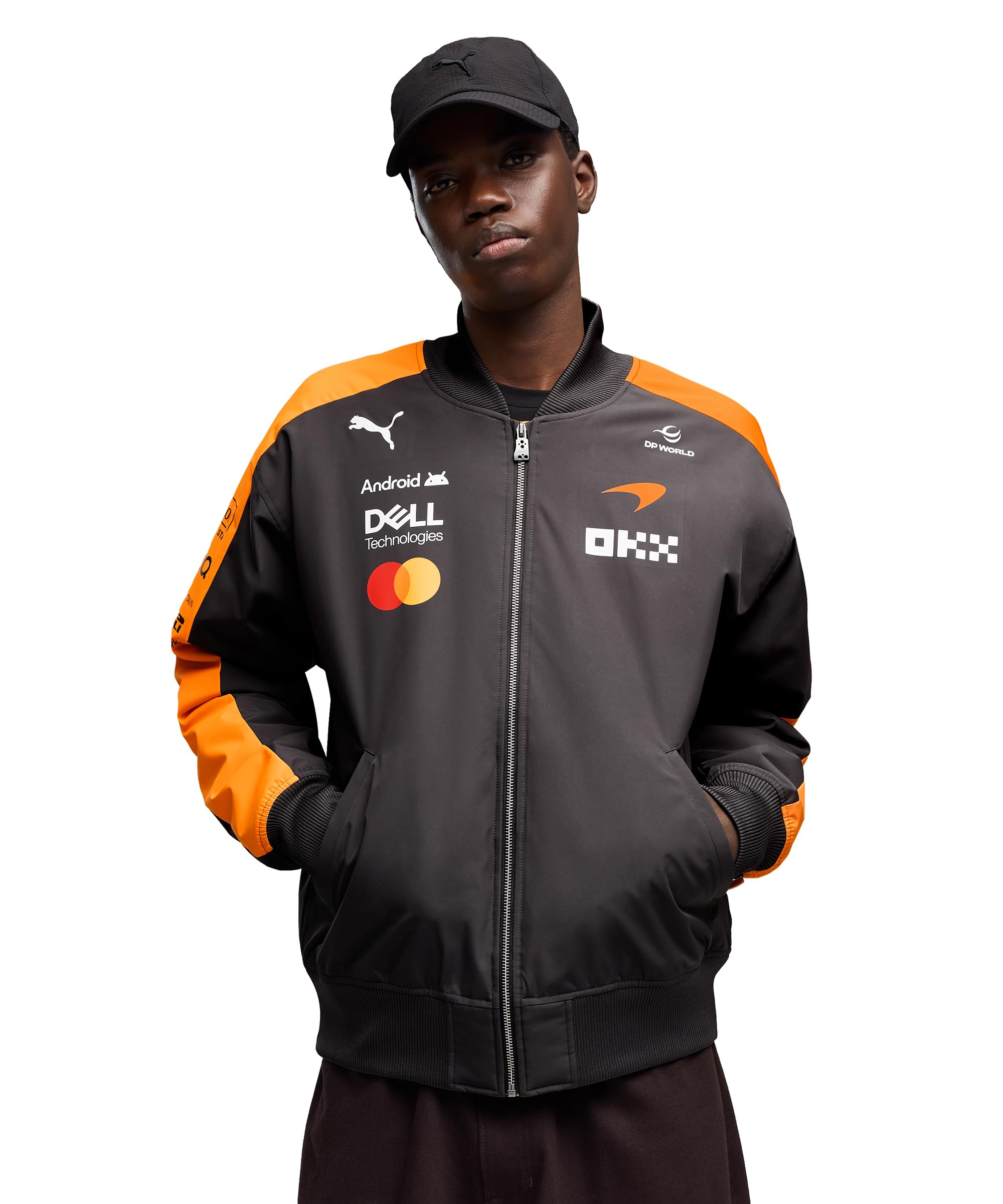 PUMA McLaren F1 2026 Men's Team Bomber Jacket - Orange - Size: XL