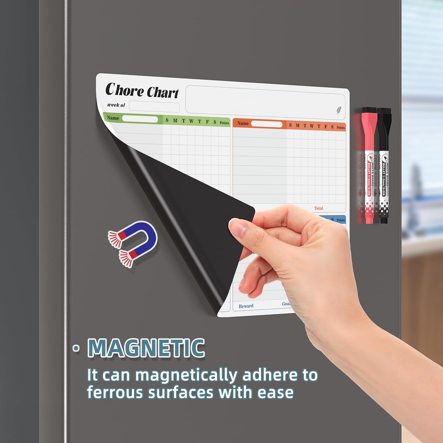 Magnetic Dry Erase Chore Chart para sa Palamigin, 11 Philippines | Ubuy