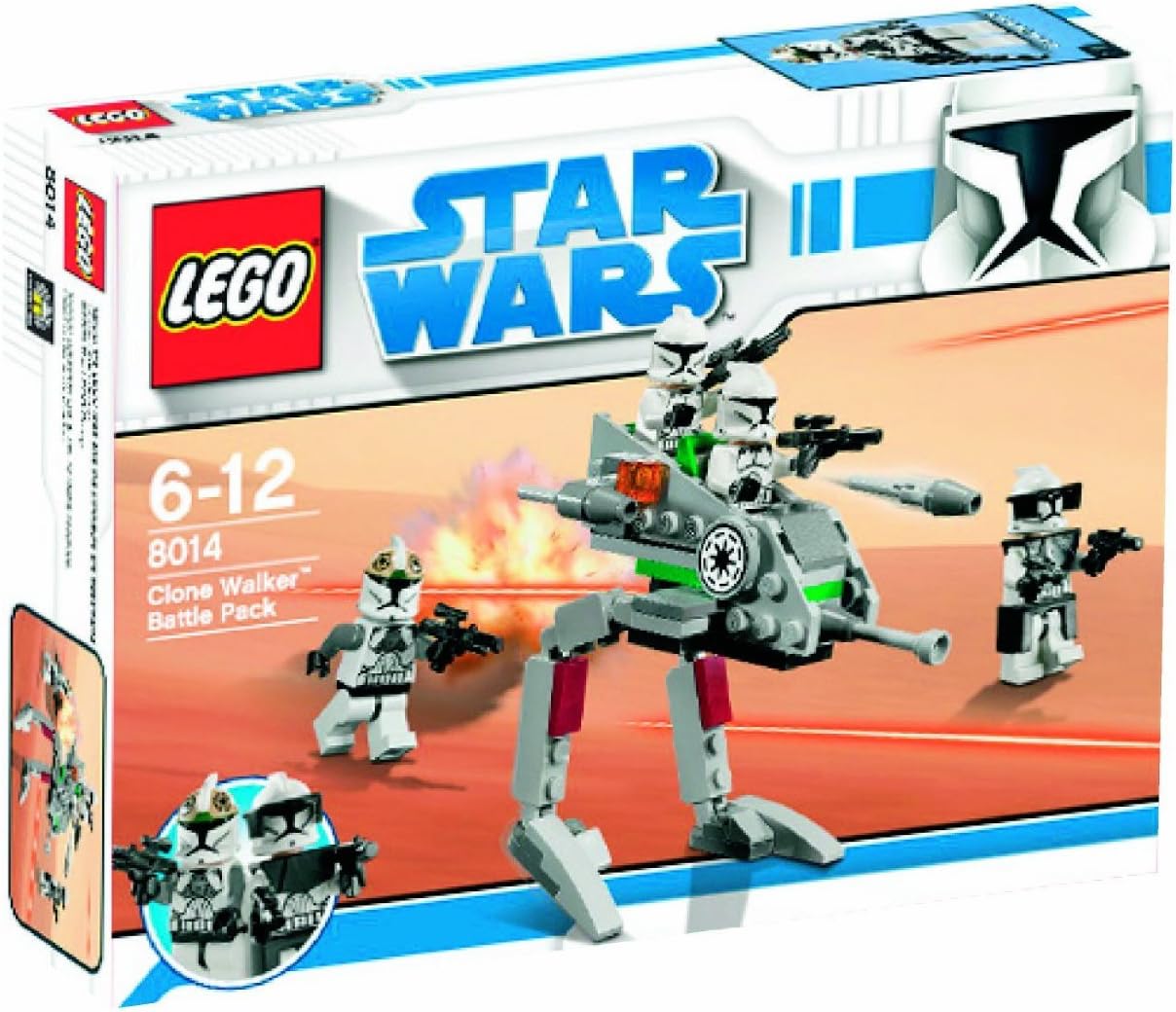 Lego Star Wars 8014 Clone Walker Battle Pack