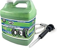 Vista 11 de Sellador Slime para neumáticos sin cámara - Paquete de 2 - 24 onzas (710 ml), Paquete de 1, Blanco
