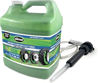 Slime Flat Tire Puncture Repair Sealant, Non-Toxic Eco-Friendly
