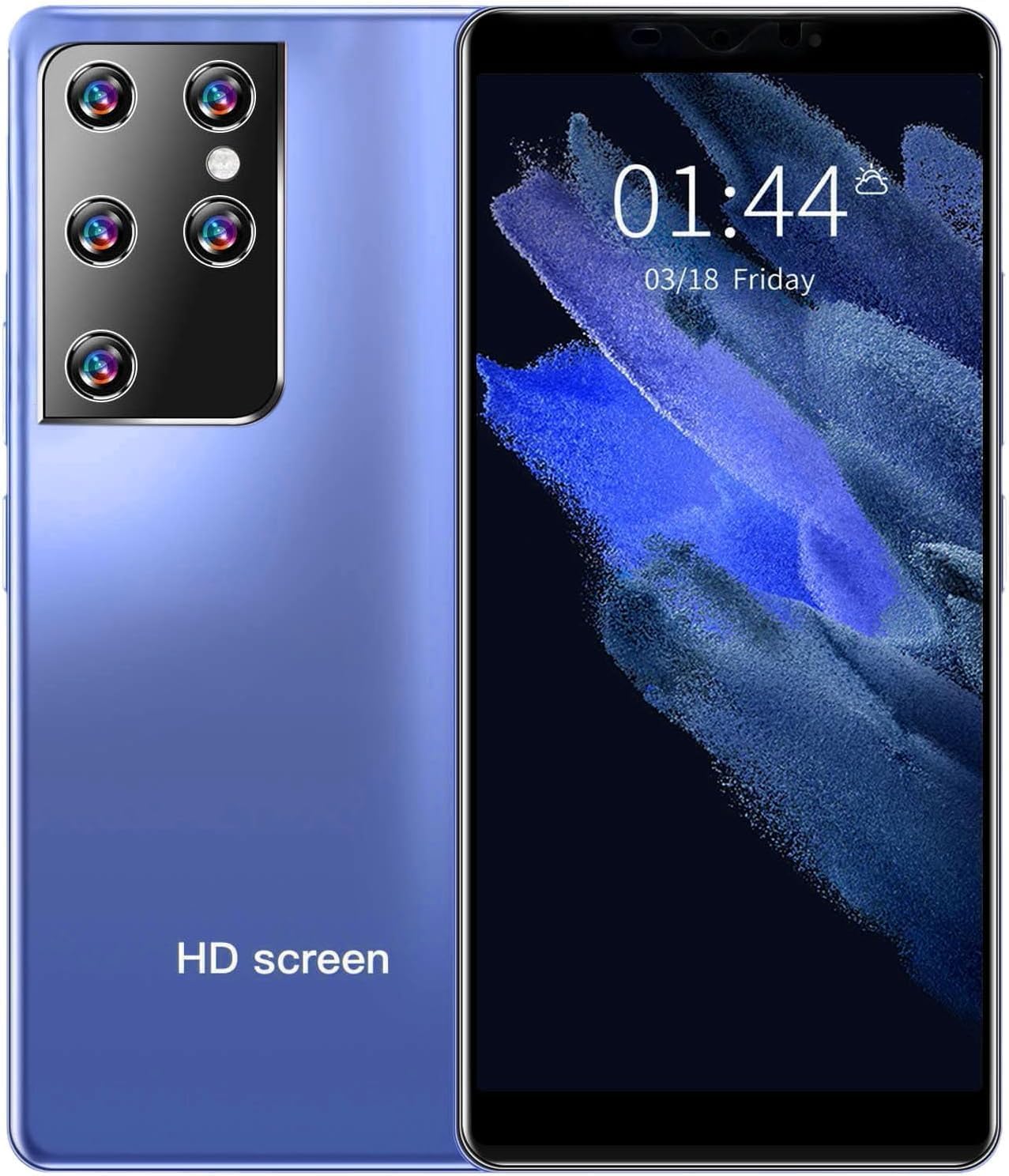 Unlocked Cell Phone Android, 6.0 inch Unlocked Smartphones Android 10.0 1+8G Cellphones, 3800mAh Mini Phone Mobile Smartphones (Blue-1)