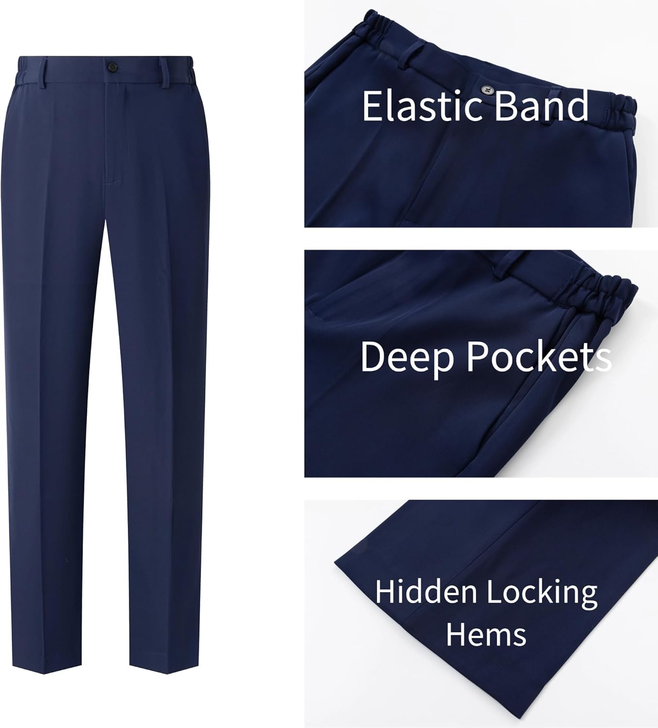 Women's 2 Piece Suit One Button Dressy Blazer Pants Suit Set Business Casual Outfits - Image 5