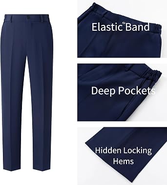 Women's 2 Piece Suit Pants One Button Blazer Set Business Casual Outfits